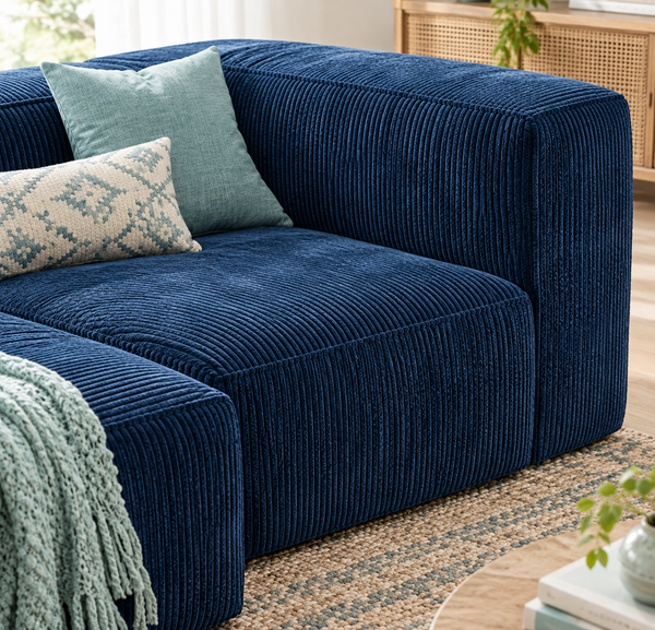 Modułowa Sofa Sztruksowa